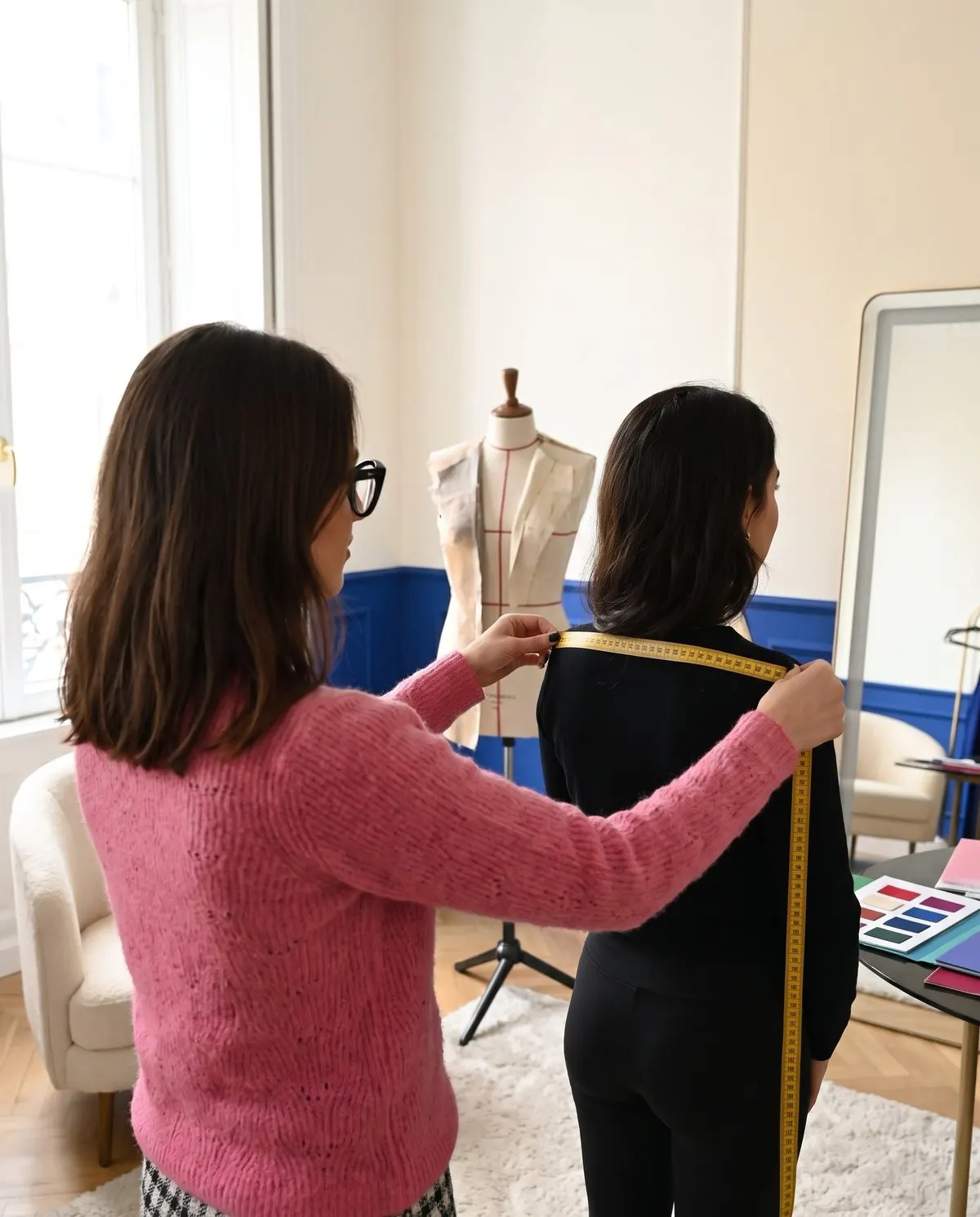 Misurazione delle proporzioni del corpo in studio